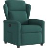 Polohovací křeslo textil [4015582] (Barva Tmavě zelená)