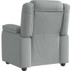 Polohovací křeslo textil [4015700] (Barva Světle šedá)