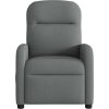 Polohovací křeslo textil [4015522] (Barva Světle šedá)