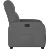 Polohovací křeslo textil [4015522] (Barva Světle šedá)