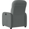 Polohovací křeslo textil [4015522] (Barva Světle šedá)