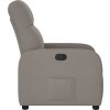 Polohovací křeslo textil [4015522] (Barva Světle šedá)