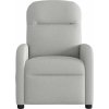 Polohovací křeslo textil [4015522] (Barva Světle šedá)