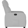 Polohovací křeslo textil [4015522] (Barva Světle šedá)