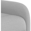 Polohovací křeslo textil [4015522] (Barva Světle šedá)