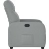 Polohovací křeslo textil [4015522] (Barva Světle šedá)