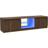 TV skříňka s LED osvětlením 120x30x36 cm [856347] (Barva Staré dřevo)