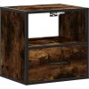 Nástěnný noční stolek 40x31x39,5 cm [848738] (Barva Kouřový dub)