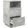 Noční stolek se 2 zásuvkami 36 x 36 x 68 cm [858586] (Barva Kouřový dub)