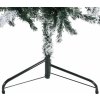 Úzký umělý poloviční vánoční stromek se stojanem 240 cm [344598] (Barva Stříbrná)