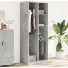 Šatní skříň 80 x 50 x 200 cm kompozitní dřevo [3307759] (Barva Betonová šedá)