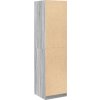 Šatní skříň 50 x 50 x 200 cm kompozitní dřevo [3307790] (Barva Staré dřevo)