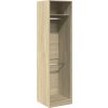 Šatní skříň 50 x 50 x 200 cm kompozitní dřevo [3307790] (Barva Staré dřevo)