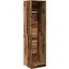 Šatní skříň 50 x 50 x 200 cm kompozitní dřevo [3307790] (Barva Staré dřevo)
