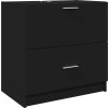 Skříňka pod umyvadlo 59 x 37 x 59 cm kompozitní dřevo [848109] (Barva Černá)