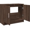 Skříňka pod umyvadlo 63x29x55 cm kompozitní dřevo [848100] (Barva Hnědý dub)