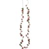 Vánoční květinové girlandy 6 ks 240 cm [359068] (Barva red pink)