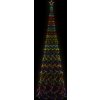 Vánoční stromek kužel 3 000 ch LED diod 230 x 800 cm [343515] (Barva Modrá)