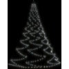 Nástěnný stromek s kovovým hákem 720 LED diod 5 m [328646] (Barva Modrá)