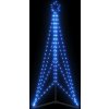 LED vánoční stromek 363 ch LED diod 182 cm [4016410] (Barva Modrá)
