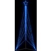 LED vánoční stromek 525 ch LED diod 302 cm [4016418] (Barva Modrá)