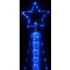LED vánoční stromek 525 ch LED diod 302 cm [4016418] (Barva Modrá)
