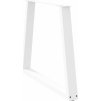 Nohy k jídelnímu stolu ve tvaru V, 3 ks, , 70 x (72-73,3) cm, ocel [4012585] (Barva Bílá)