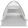 Plážový stan pro 3 osoby azurově nepromokavý [4009457] (Barva Šedá)