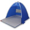Plážový stan pro 3 osoby azurově nepromokavý [4009457] (Barva Šedá)