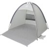 Plážový stan pro 3 osoby azurově nepromokavý [4009457] (Barva Šedá)