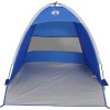 Plážový stan pro 3 osoby azurově nepromokavý [4009457] (Barva Šedá)