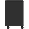 Stojan na tiskárnu na kolečkách 41 x 32 x 48 cm [840619] (Barva Černá)