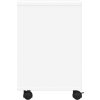Stojan na tiskárnu na kolečkách 41 x 32 x 48 cm [840619] (Barva Černá)