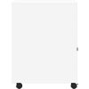 Stojan na tiskárnu na kolečkách 60 x 50 x 67 cm [840625] (Barva Bílá)