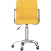 Otočná kancelářská židle textil [334674] (Barva horčicově žlutá)