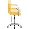 Otočná kancelářská židle textil [334674] (Barva horčicově žlutá)