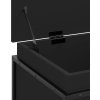 Úložný box s víkem 80 x 40 x 51,5 cm kompozitní dřevo [848799] (Barva Černá)