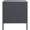 Noční stolky 2 ks 35 x 39 x 43,5 cm ocel [851249] (Barva Antracitová)