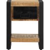 Noční stolky 2 ks hrubý mangovník [4013570] (Barva Vícebarevný)