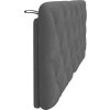 Polštář na čelo postele 140 cm textil [4019220] (Barva Tmavě šedá)