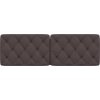 Polštář na čelo postele 160 cm textil [4019229] (Barva Tmavě hnědá)