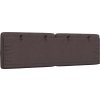 Polštář na čelo postele 160 cm textil [4019229] (Barva Tmavě hnědá)