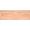 Nástěnná police 160x50x(2-4)cm ošetřený masivní dub [363592] (Barva Přírodní)