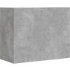 Nástěnná skříňka 75 x 35 x 60 cm kompozitní dřevo [848426] (Barva Betonová šedá)