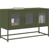 TV skříňka 100,5x39x60,5 cm ocel [853342] (Barva Olivově zelená)