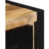 TV skříňka 100x30x25 cm masivní hrubé mangovníkové dřevo [4013597]