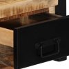 TV skříňka 100x30x25 cm masivní hrubé mangovníkové dřevo [4013597]