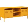 TV skříňka 101,5 x 39 x 43,5 cm ocel válcovaná za studena [851301] (Barva horčicově žlutá)