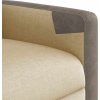 Polohovací křeslo textil [4104842] (Barva Krémová)
