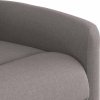 Masážní polohovací křeslo textil [4015607] (Barva Tmavě šedá)